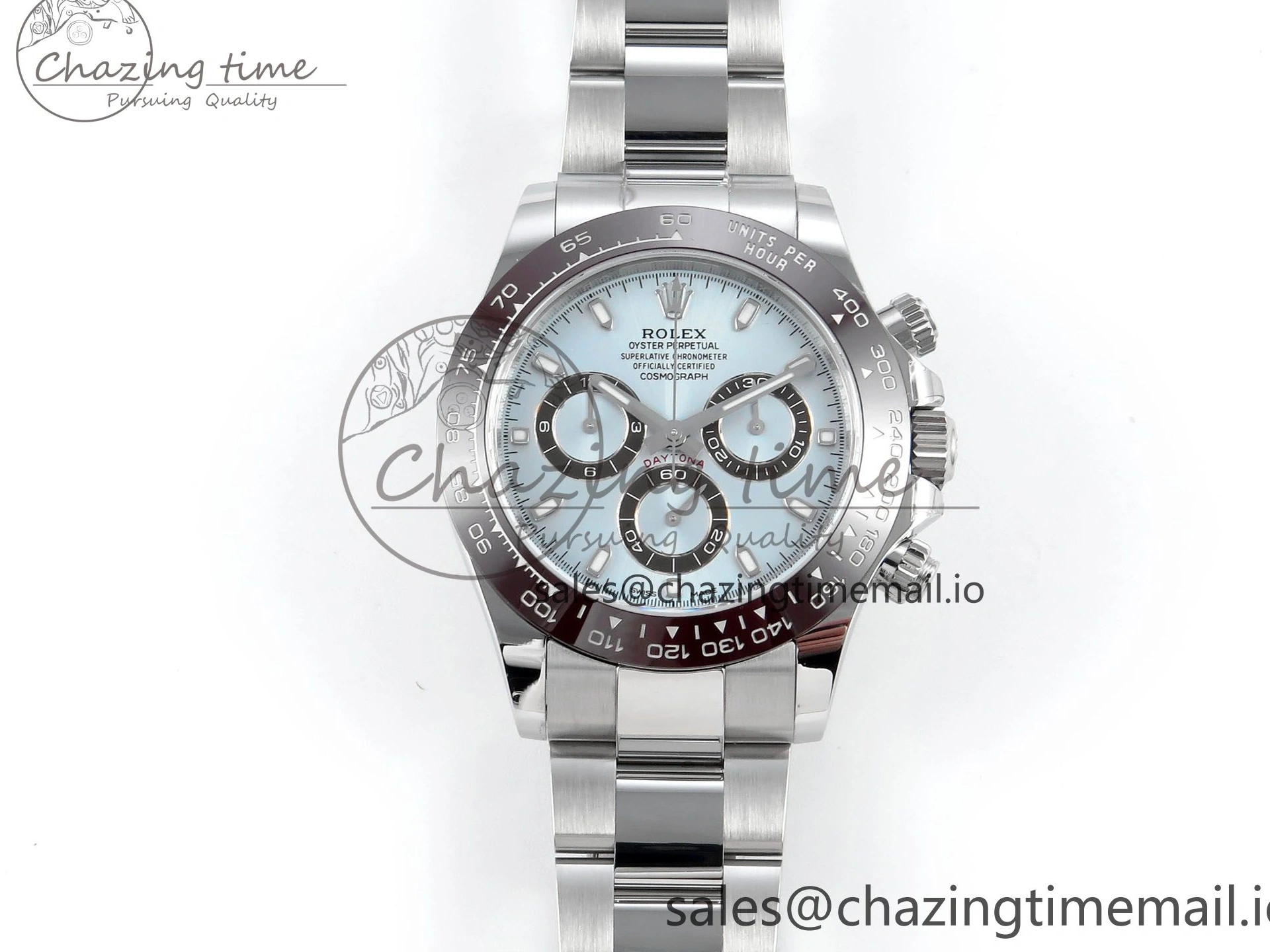 0511 Daytona 116506 VSF 1:1 Best Edition Ice Blue Dial Steel 904L on SS Bracelet DD ZipUp 743